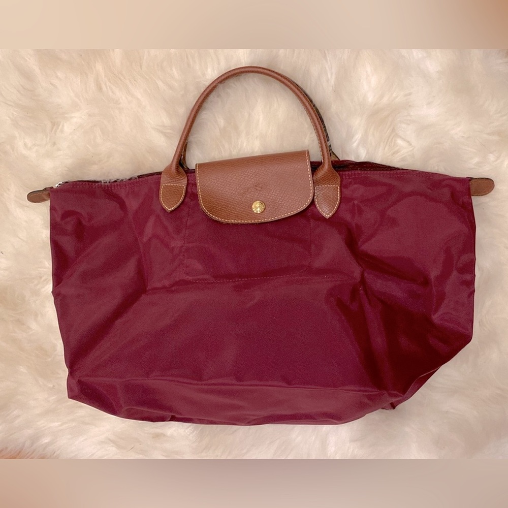 Longchamp LE PLIAGE MEDIUM HANDBAG red garance